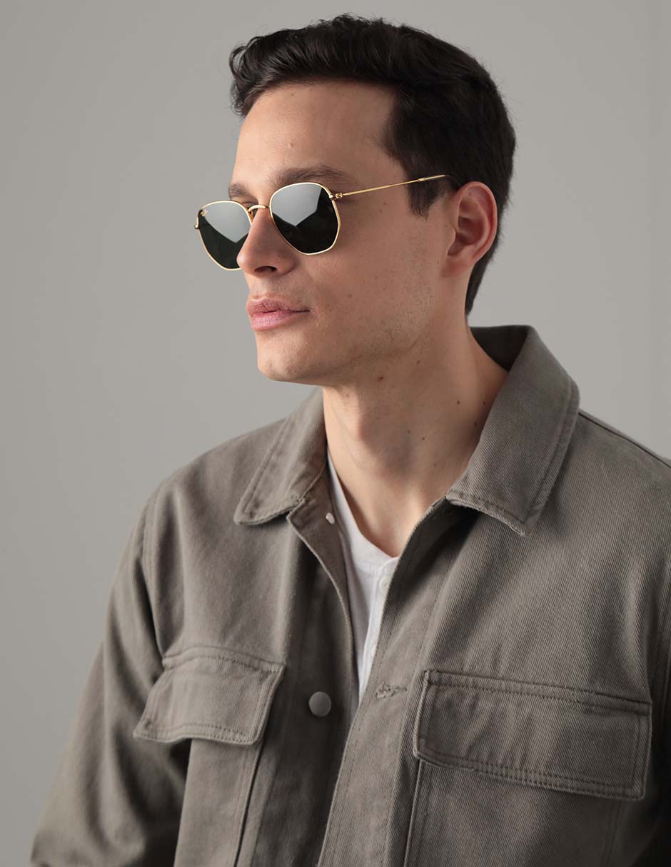 Lentes de sol Hexagonal 0RB354891963154 unisex 7