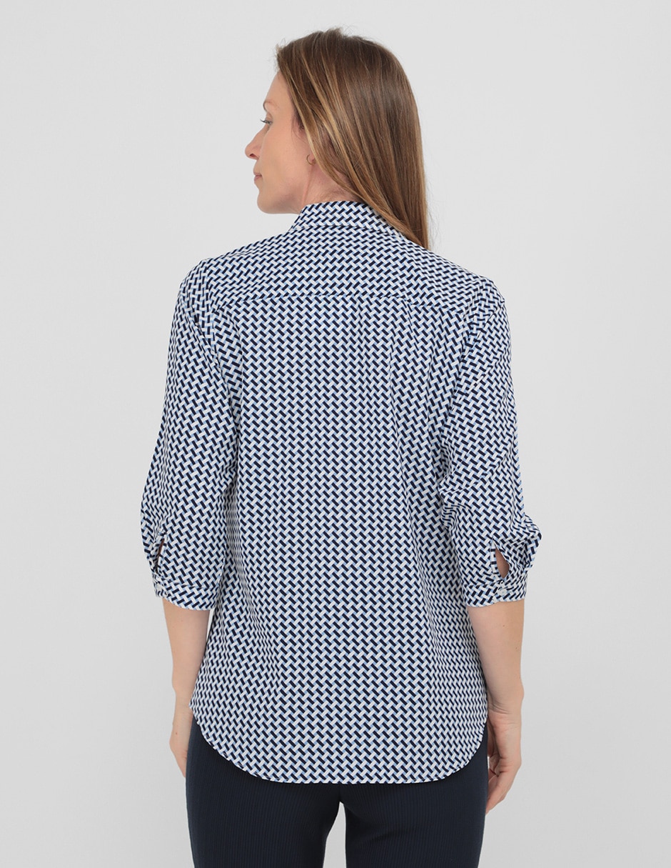 Blusa Parllieni manga 3/4 para mujer