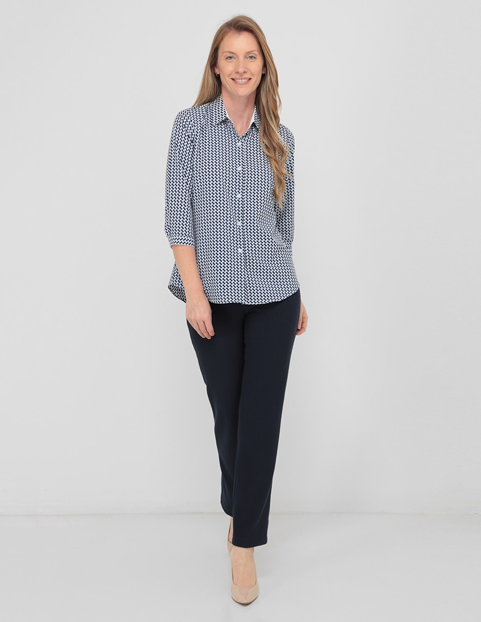 Blusa Parllieni manga 3/4 para mujer