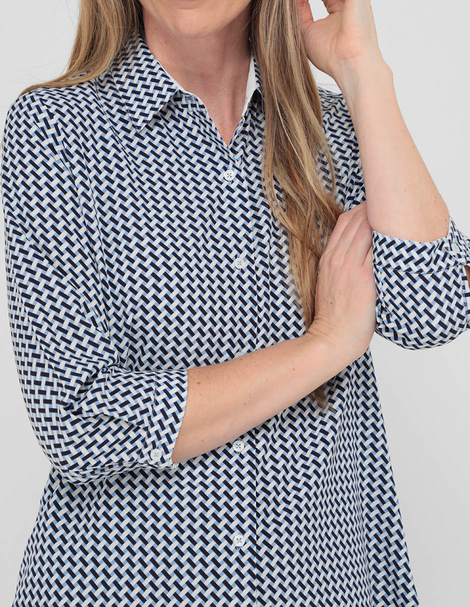 Blusa Parllieni manga 3/4 para mujer