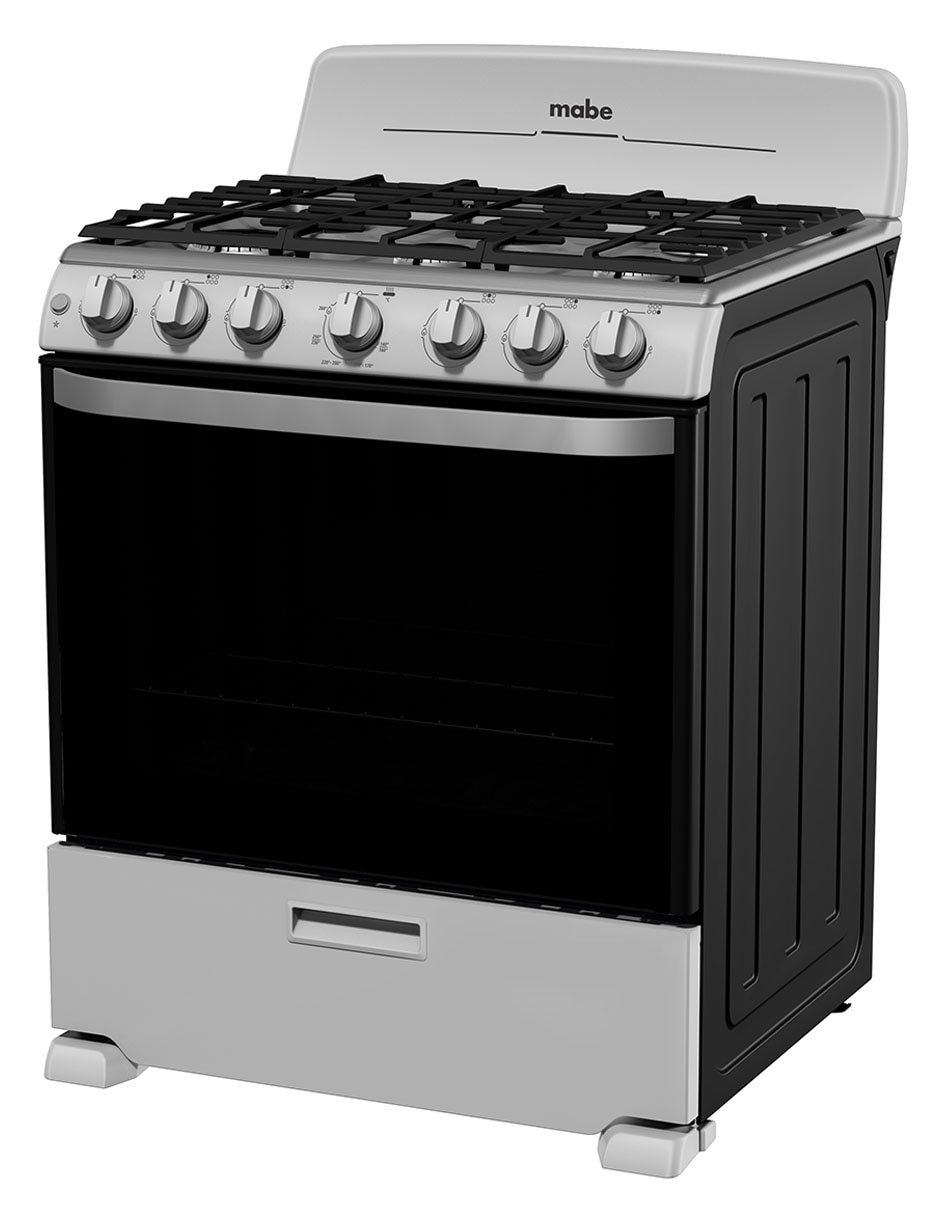 Estufa de piso a gas natural/lp 76.6 cm EM7646BSIS2 de 6 quemadores 2