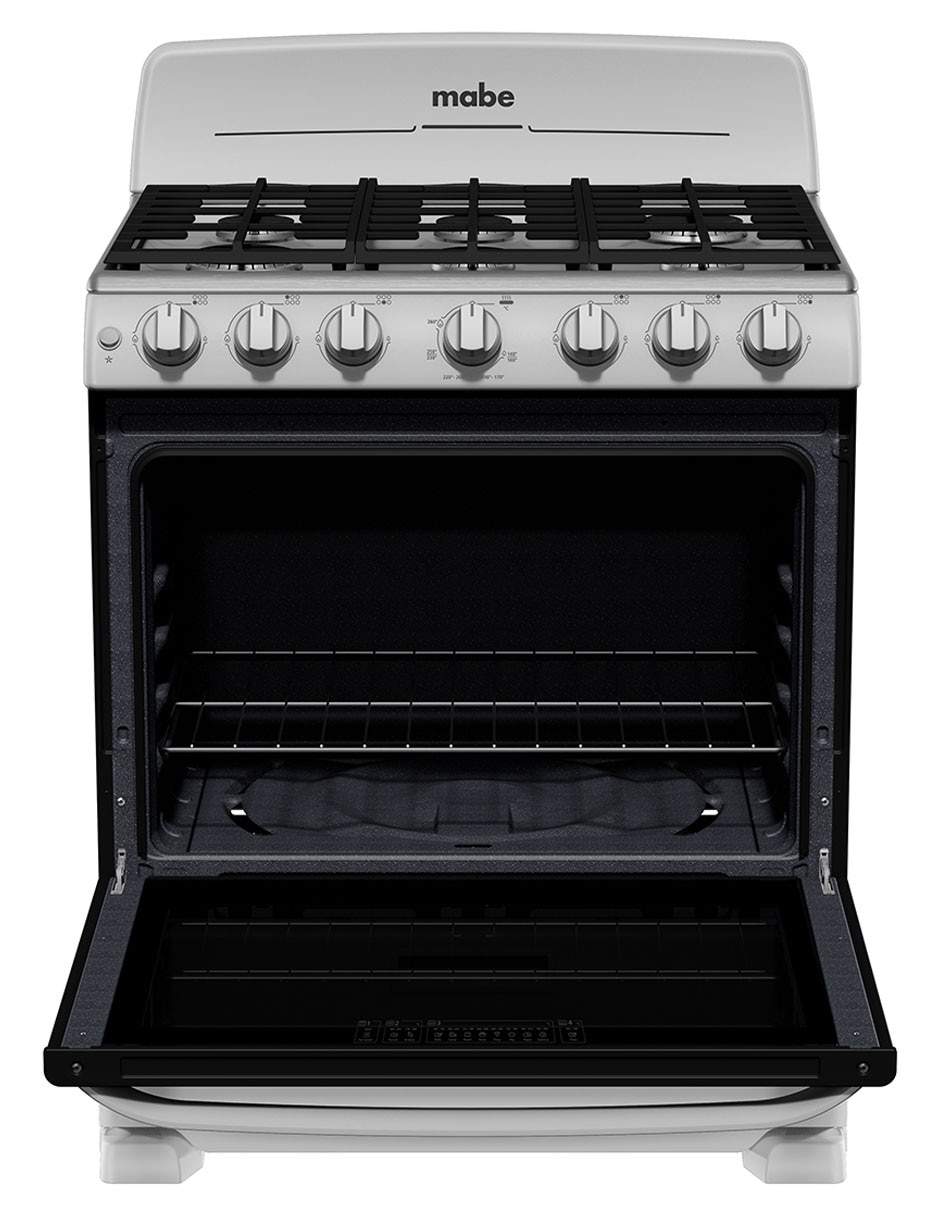 Estufa de piso a gas natural/lp 76.6 cm EM7646BSIS2 de 6 quemadores