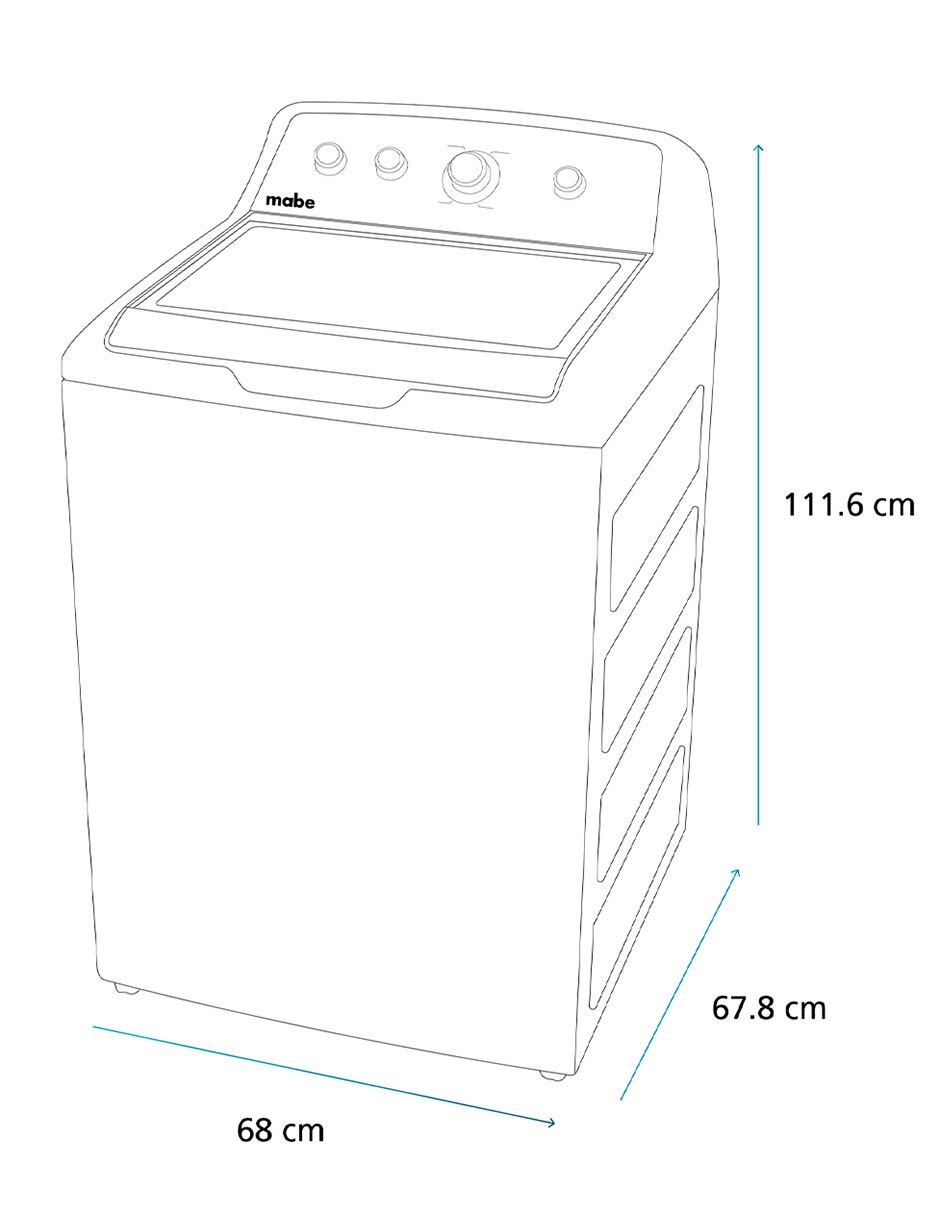 Lavadora 22 kg automática carga superior LMH72205WBAB1 13