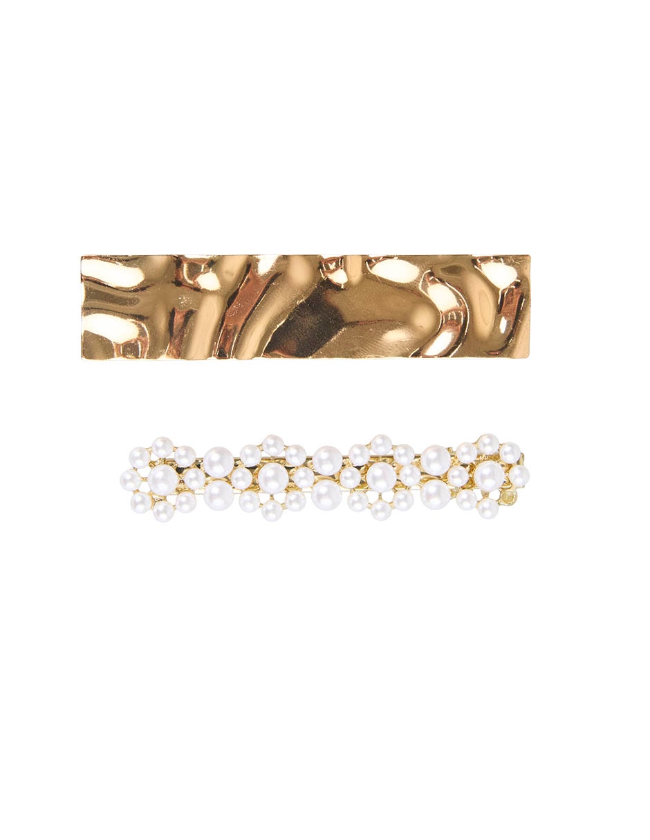 Set de broches para cabello con acabado brillante 5