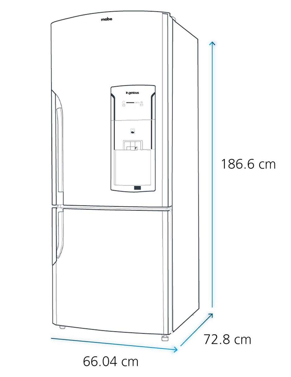 Refrigerador 15 pies tecnología inverter RMB400IAMRM0 7