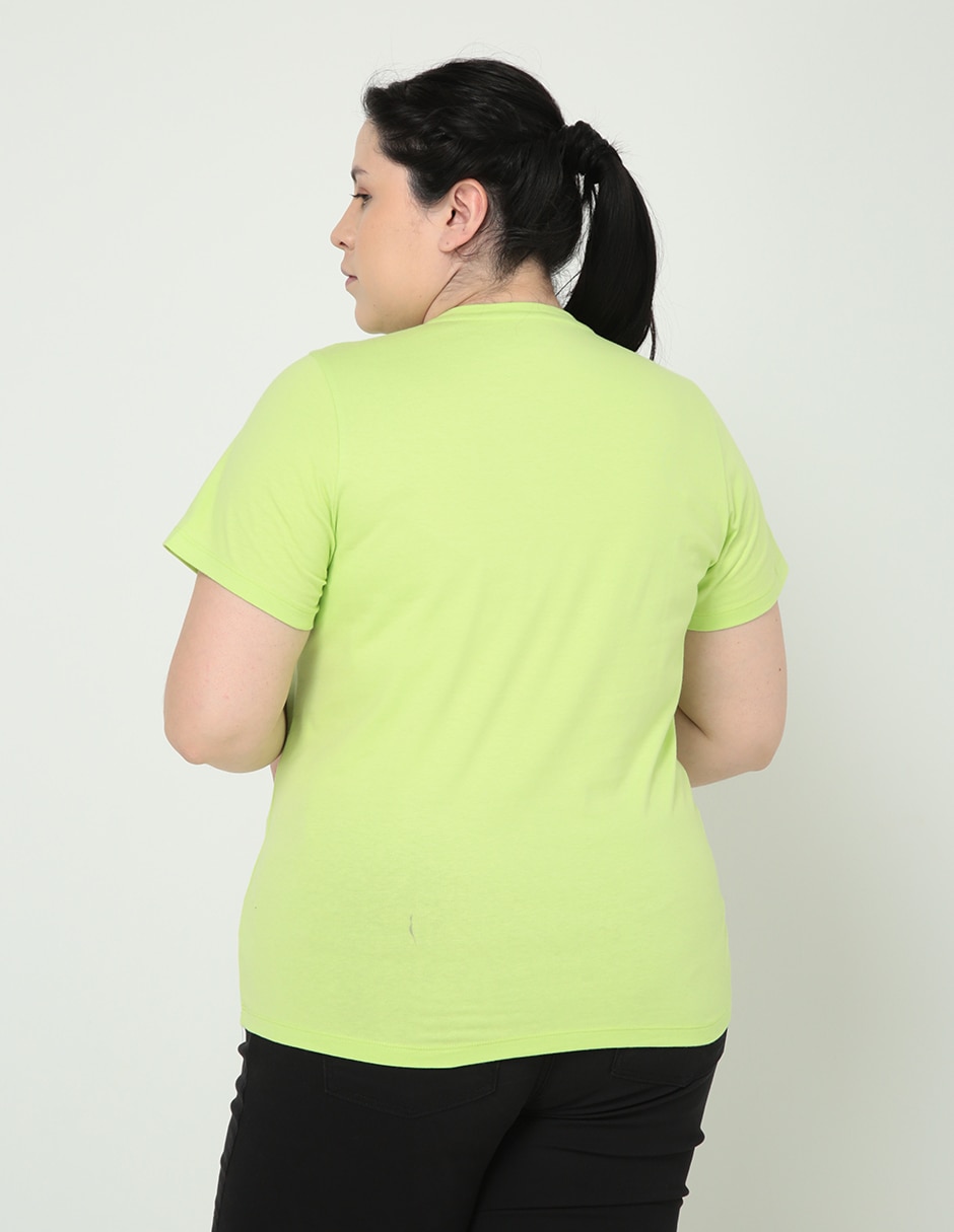 Playera manga corta Weekend Plus cuello redondo para mujer