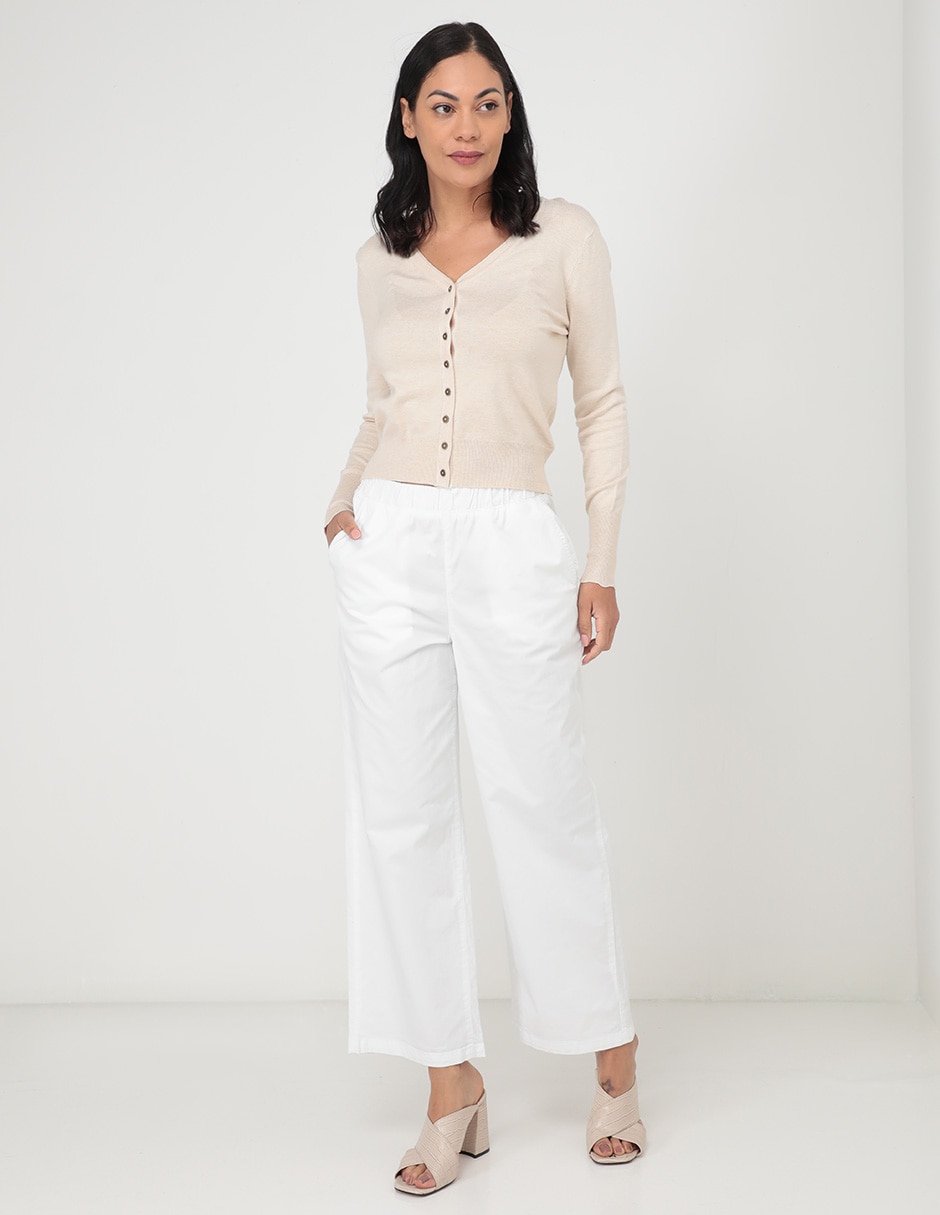 Suéter cuello v para mujer 3