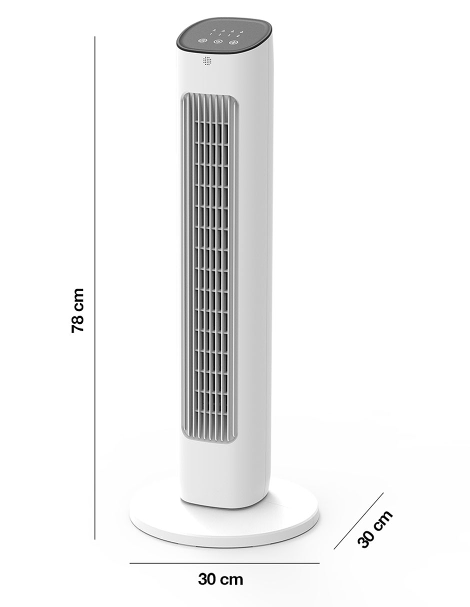 Ventilador de torre con control remoto 3 velocidades 5