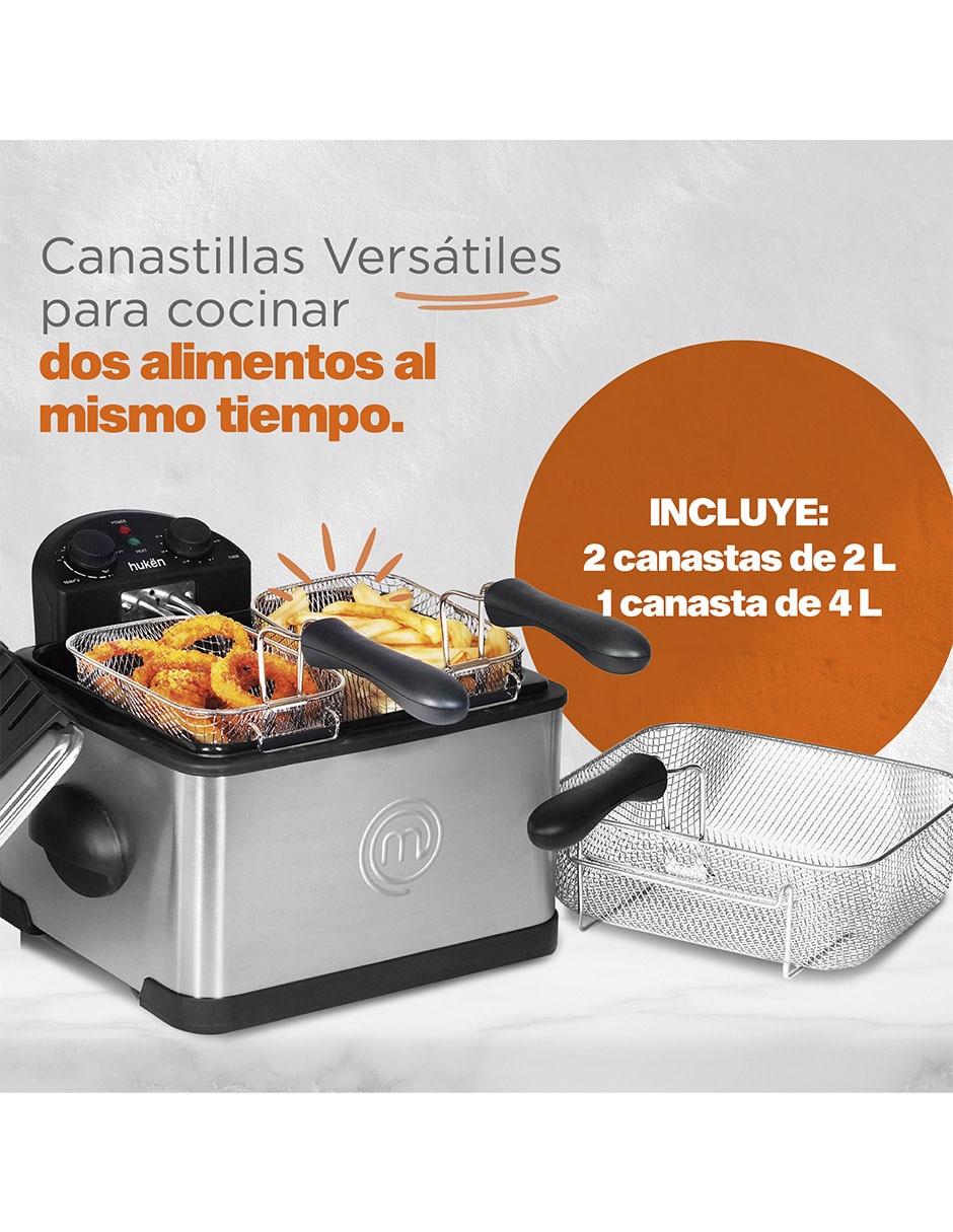 Freidora de aceite Master Chef 4 L Mk-Df-4Ssv2