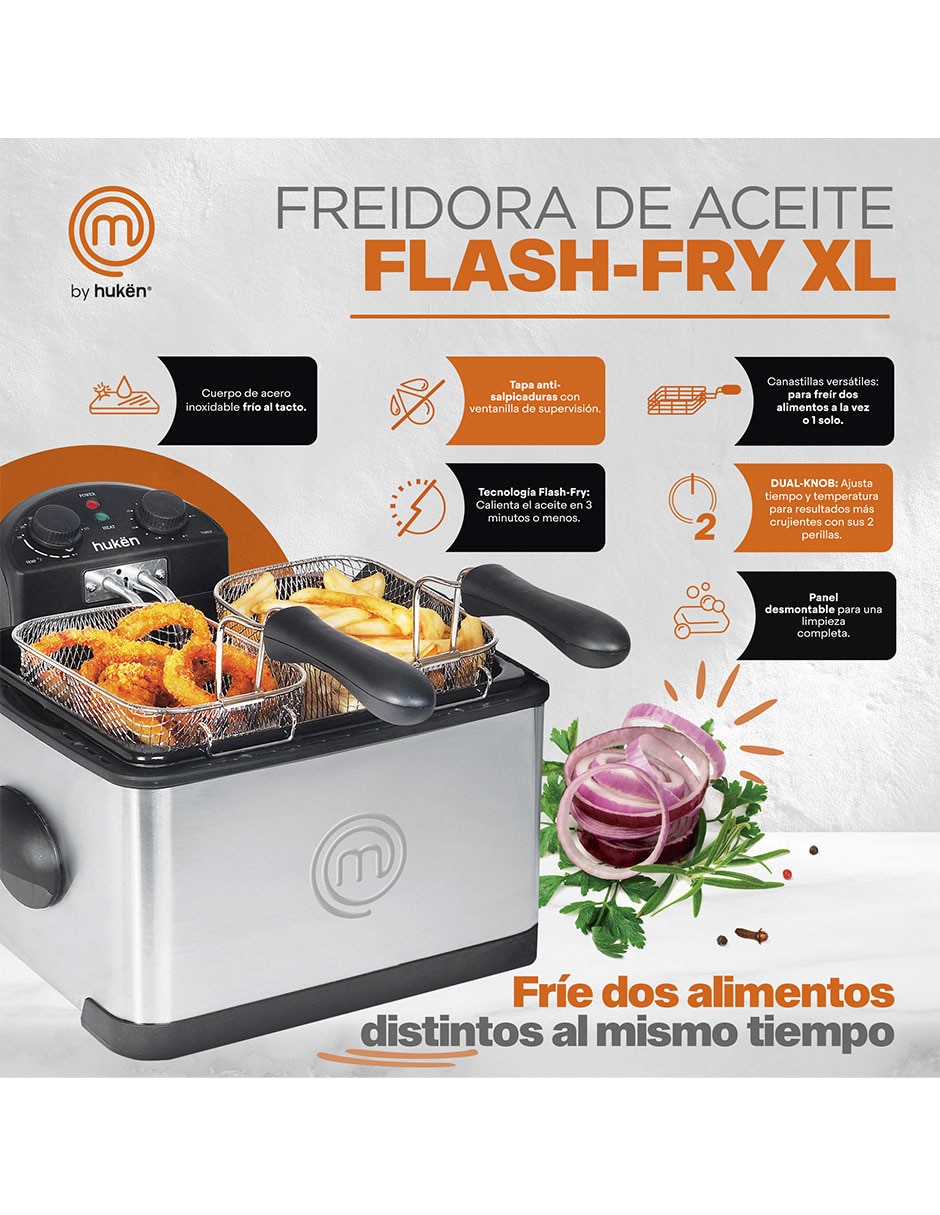 Freidora de aceite Master Chef 4 L Mk-Df-4Ssv2