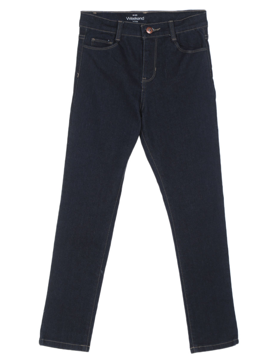 Jeans ultra skinny Weekend lavado obscuro para niña