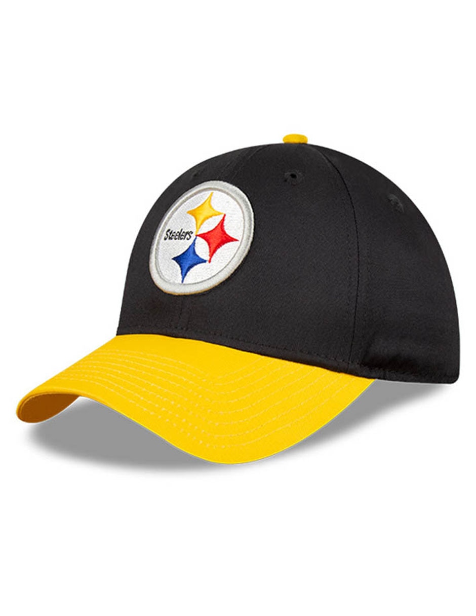 Gorra visera semicurva velcro casual Pittsburgh Steelers para hombre 6