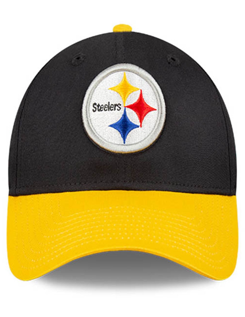 Gorra visera semicurva velcro casual Pittsburgh Steelers para hombre 4