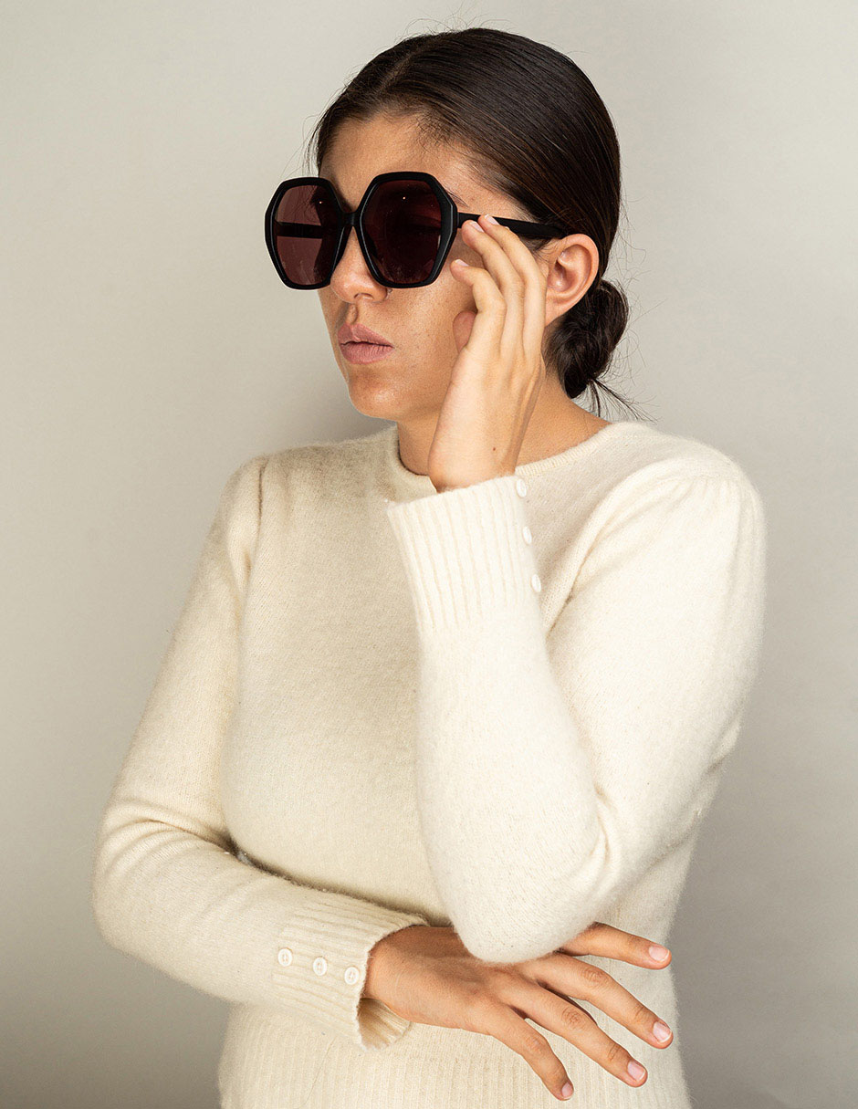 Lentes de sol 23 74 PC BLK para mujer 6