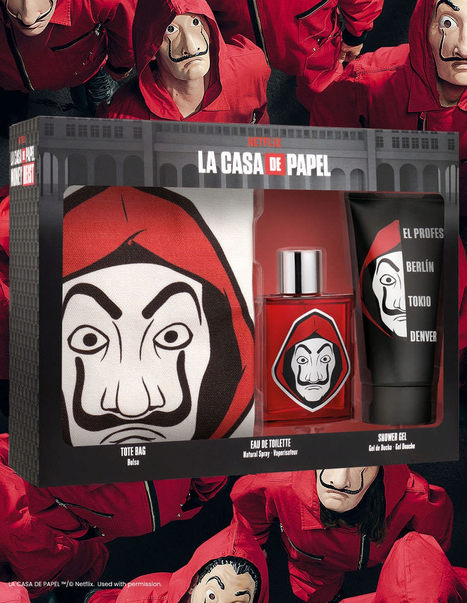 Set Eau de toilette La Casa De Papel para hombre Set Eau de toilette La Casa De Papel para hombre