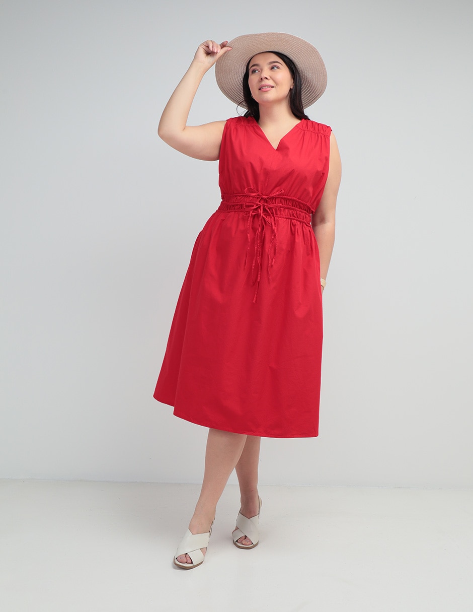 Vestido midi casual para mujer 4