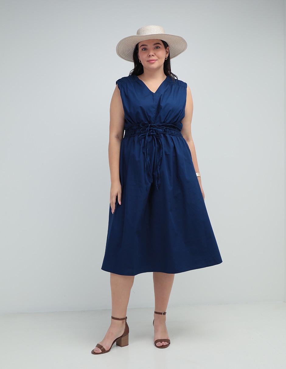 Vestido midi casual para mujer Vestido midi casual para mujer