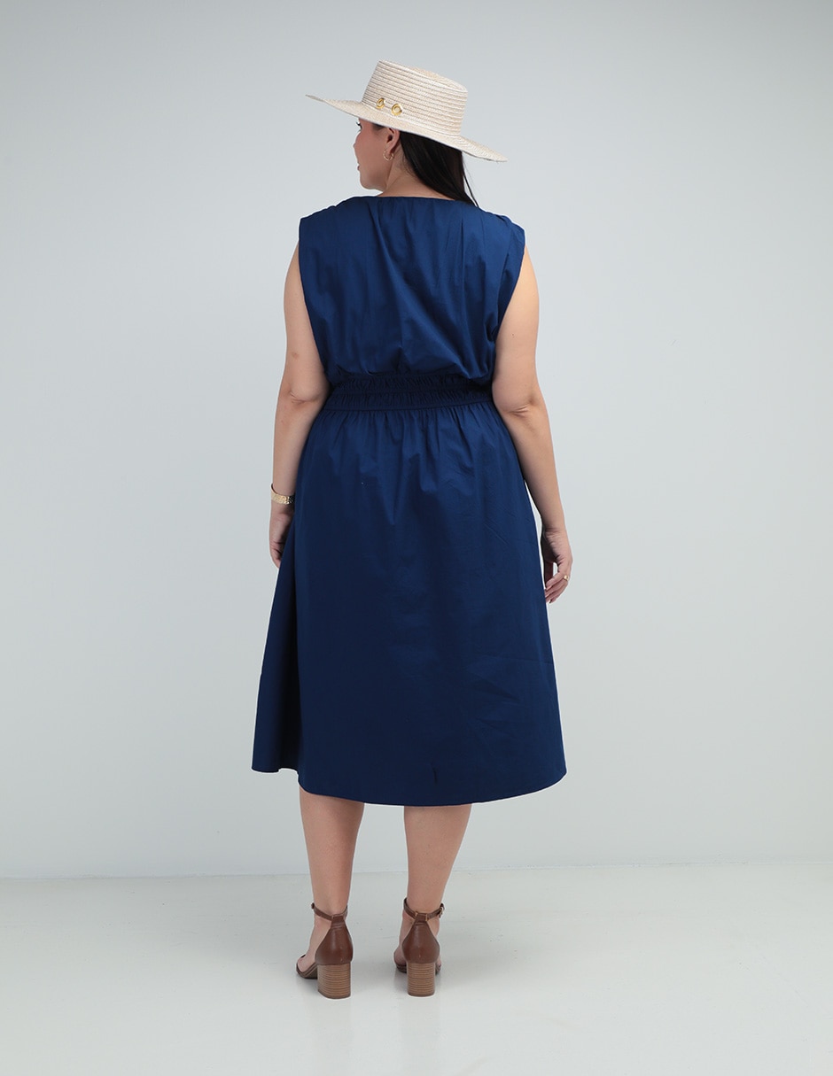 Vestido midi casual para mujer
