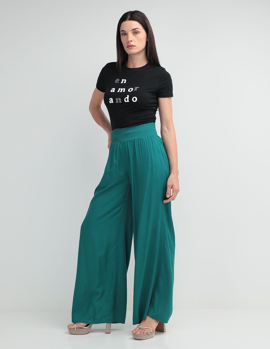 Playera manga corta cuello redondo para mujer 3