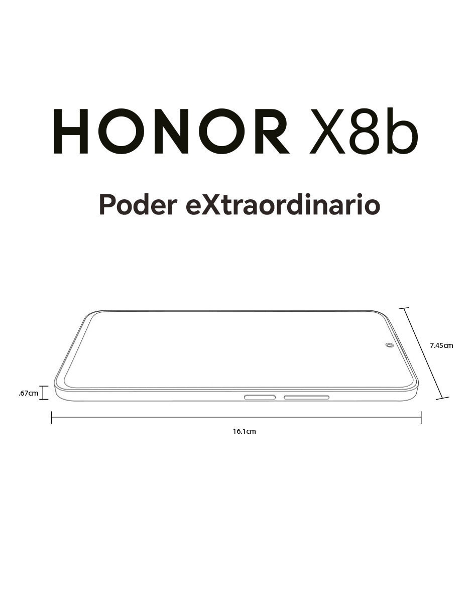 Honor X8B AMOLED 6.7 pulgadas