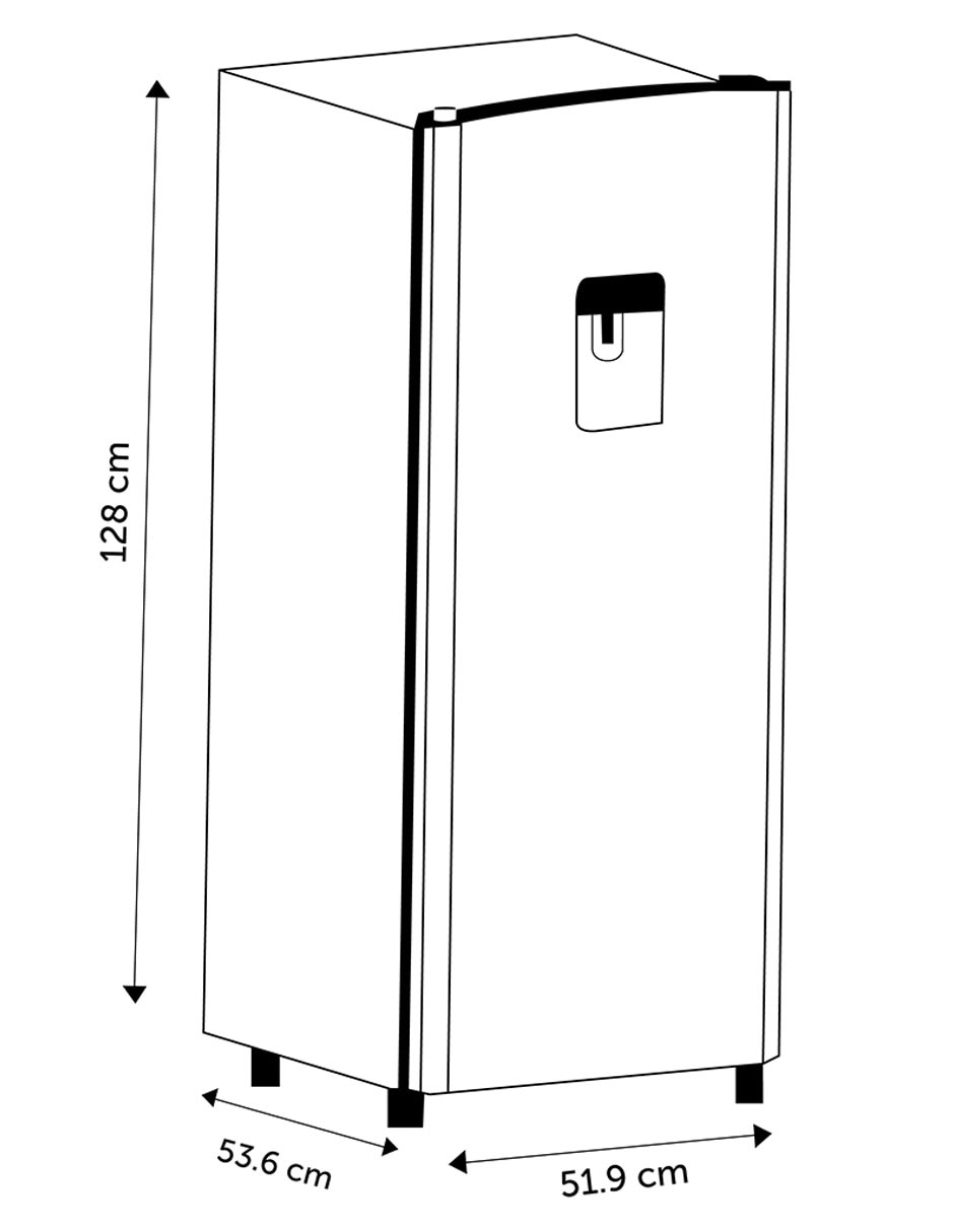 Refrigerador Hisense 7 pies cúbicos RR63D6WBX