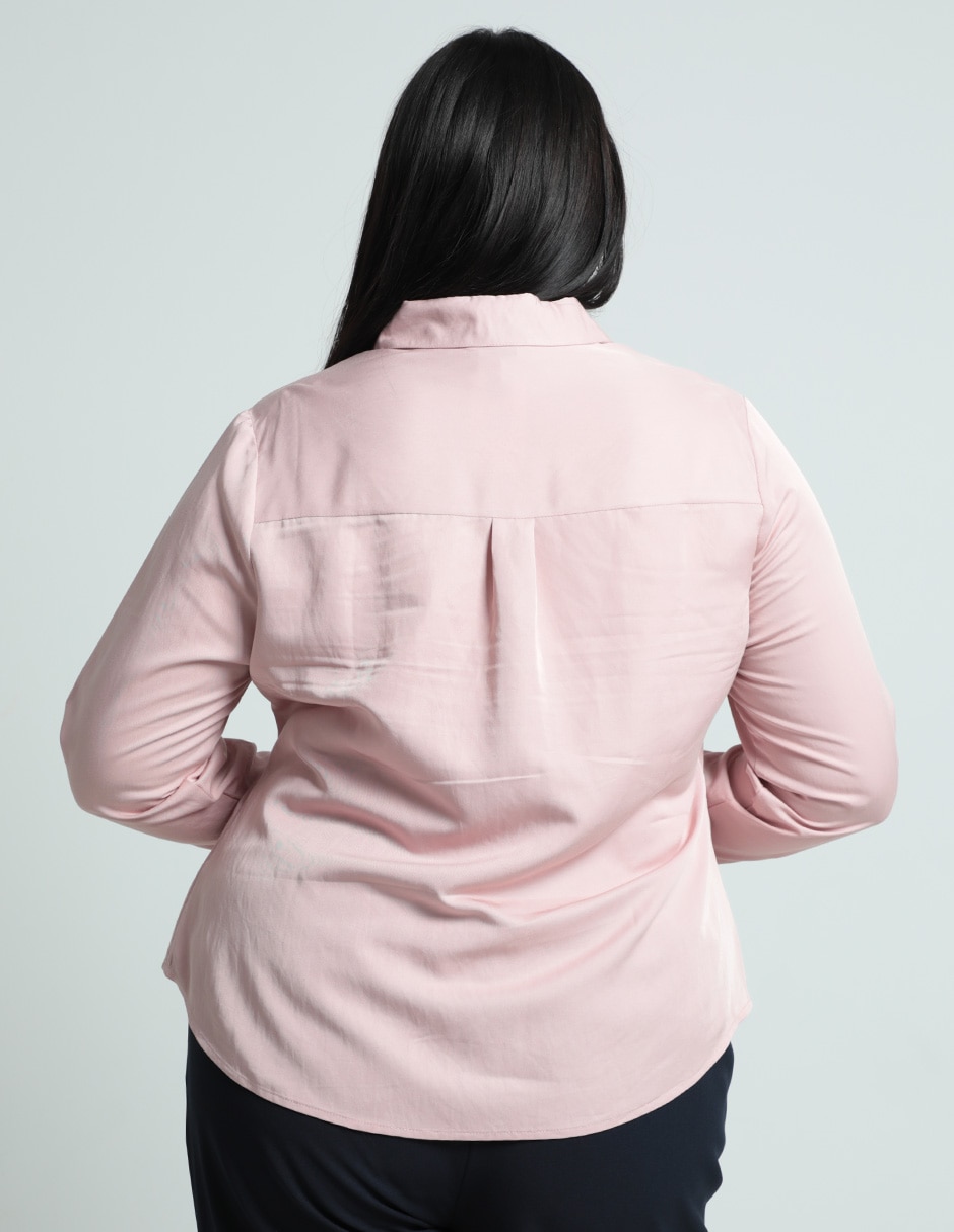 Blusa manga larga para mujer