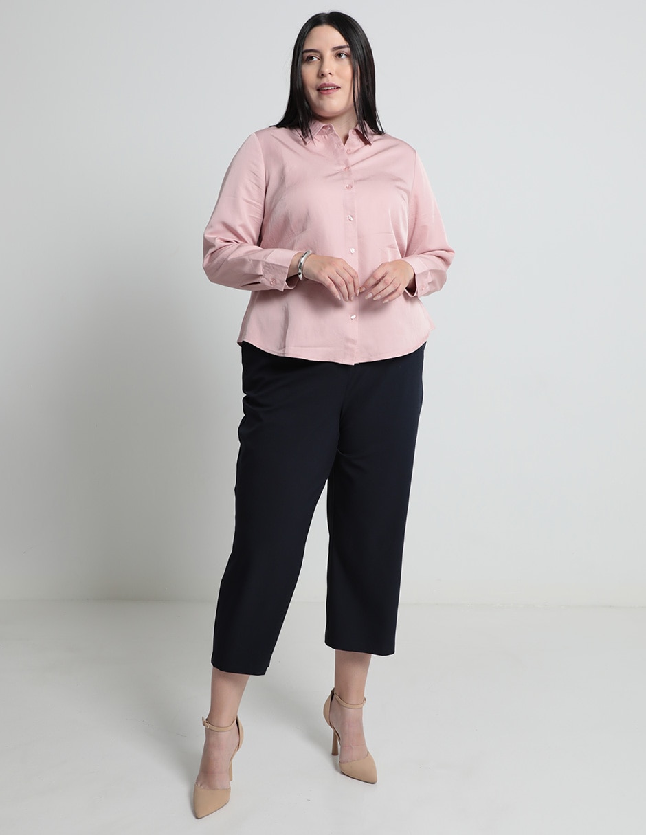 Blusa manga larga para mujer