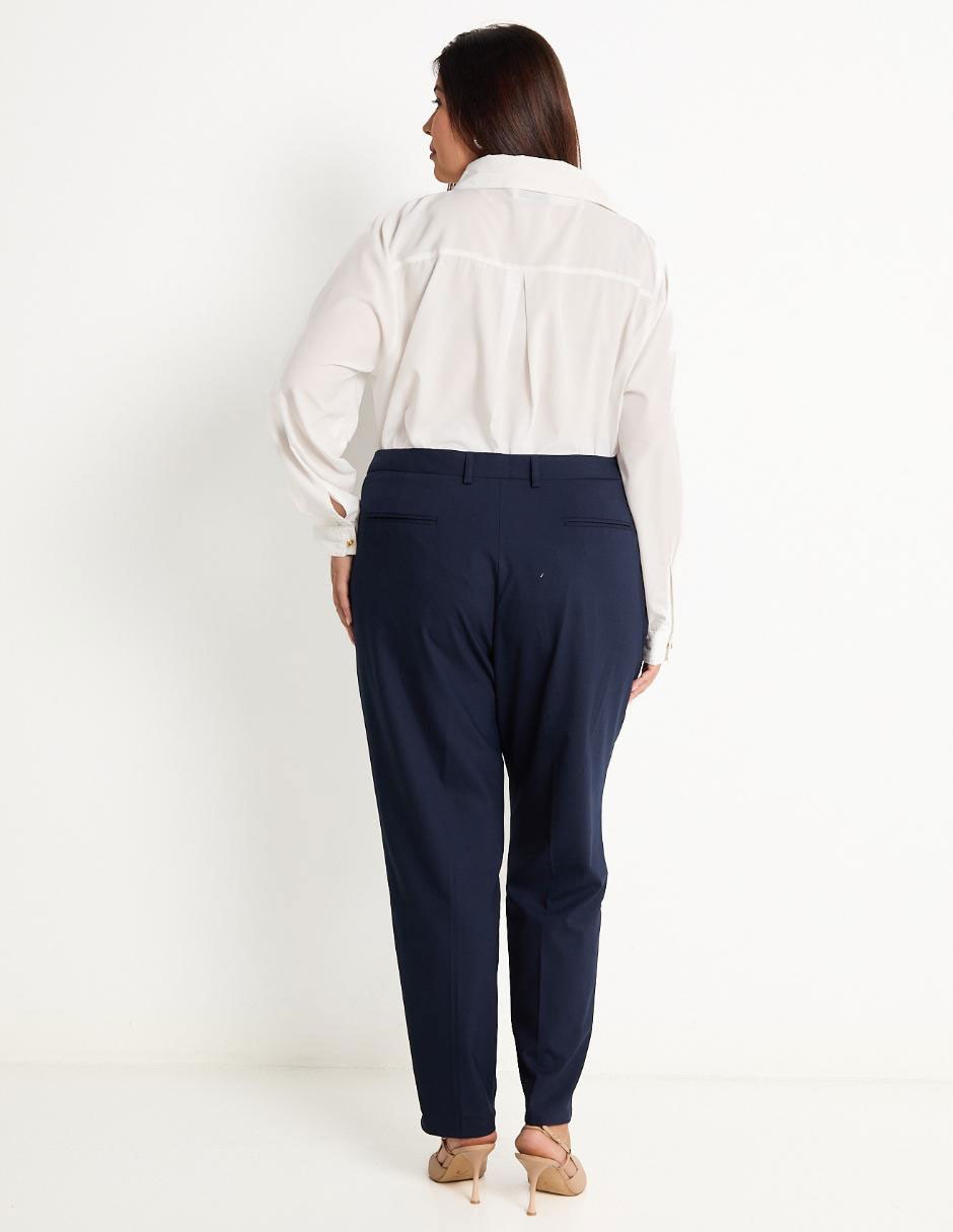 Pantalón de vestir slim para mujer 4