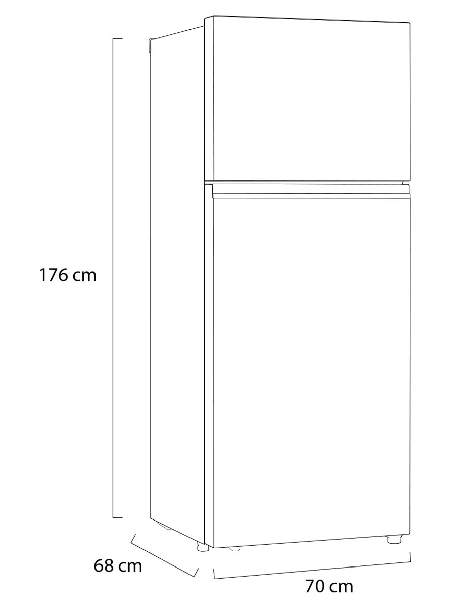 Refrigerador Lg 14 pies cúbicos VT40BJP