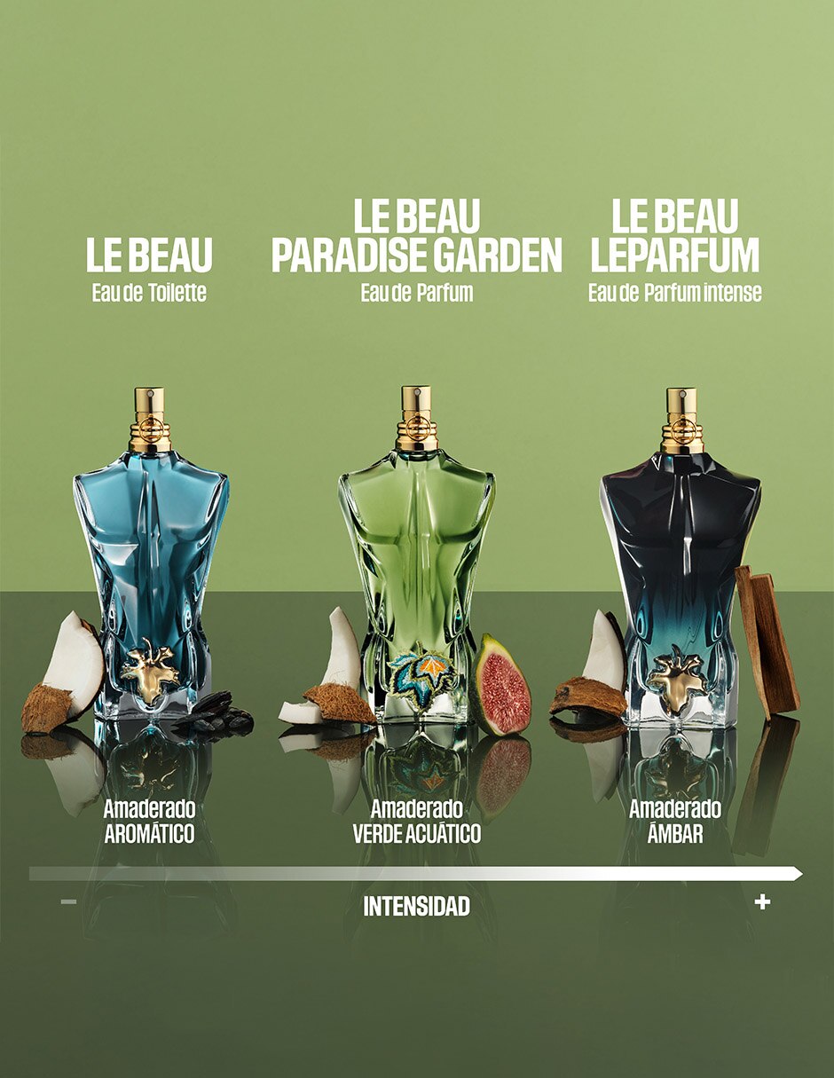 Eau de parfum Jean Paul Gaultier Le Beau Paradise Garden para hombre