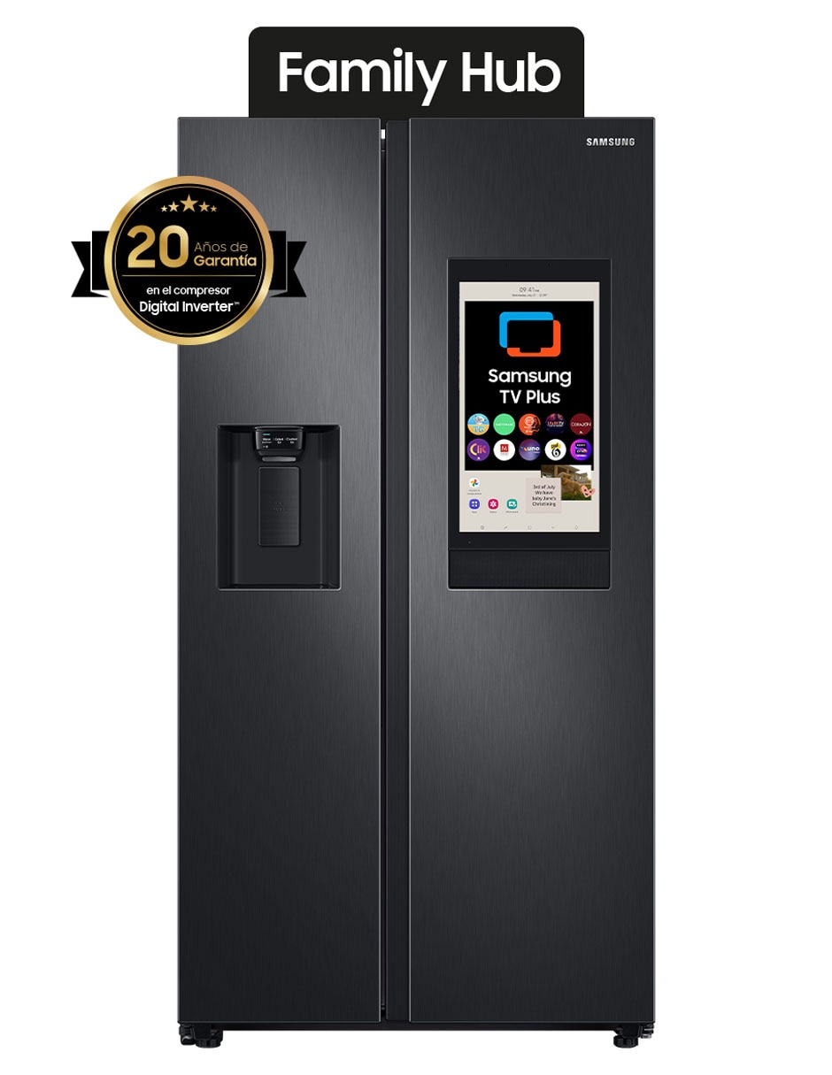 Refrigerador Samsung 22 pies cúbicos inverter no frost y fábrica de hielo RS22T5561B1/EM