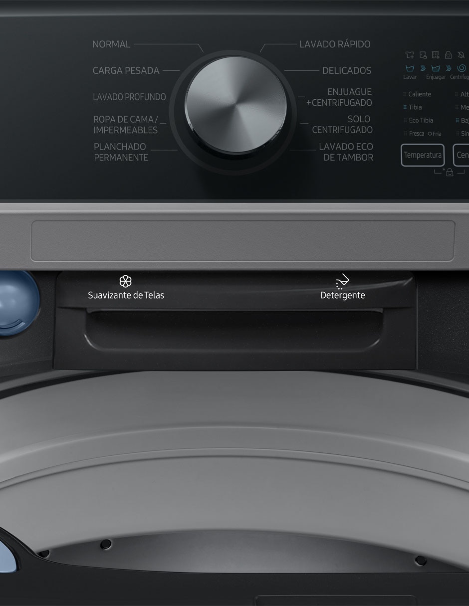 Lavadora Samsung automática carga superior WA21B3554GV/AX