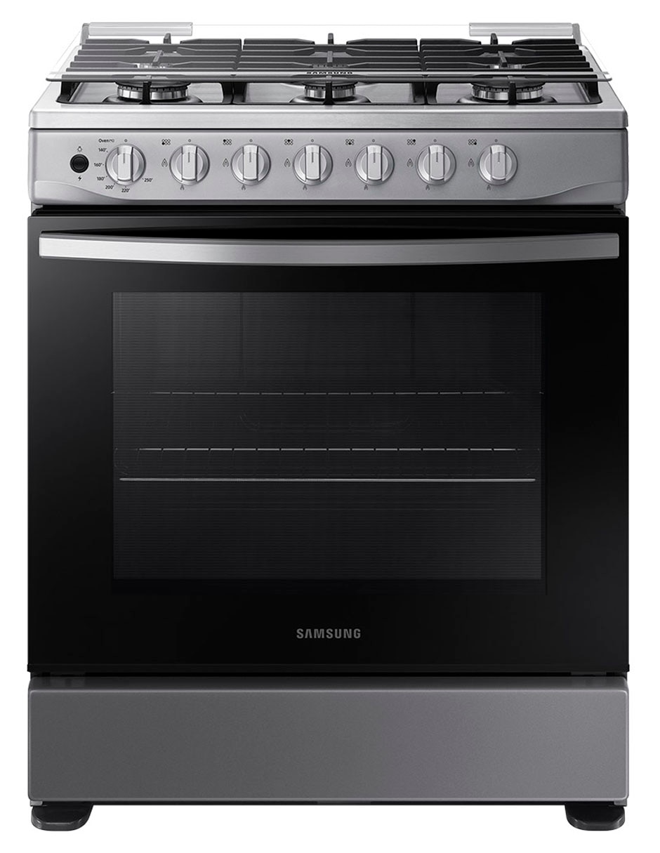 Estufa de piso Samsung 76.7 cm NX52D3000MV/AX de 6 quemadores