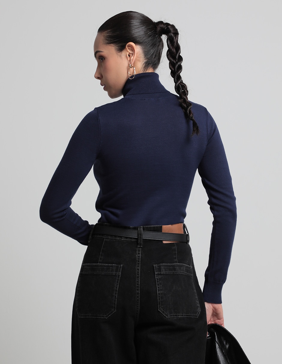 Suéter cuello tortuga para mujer 5