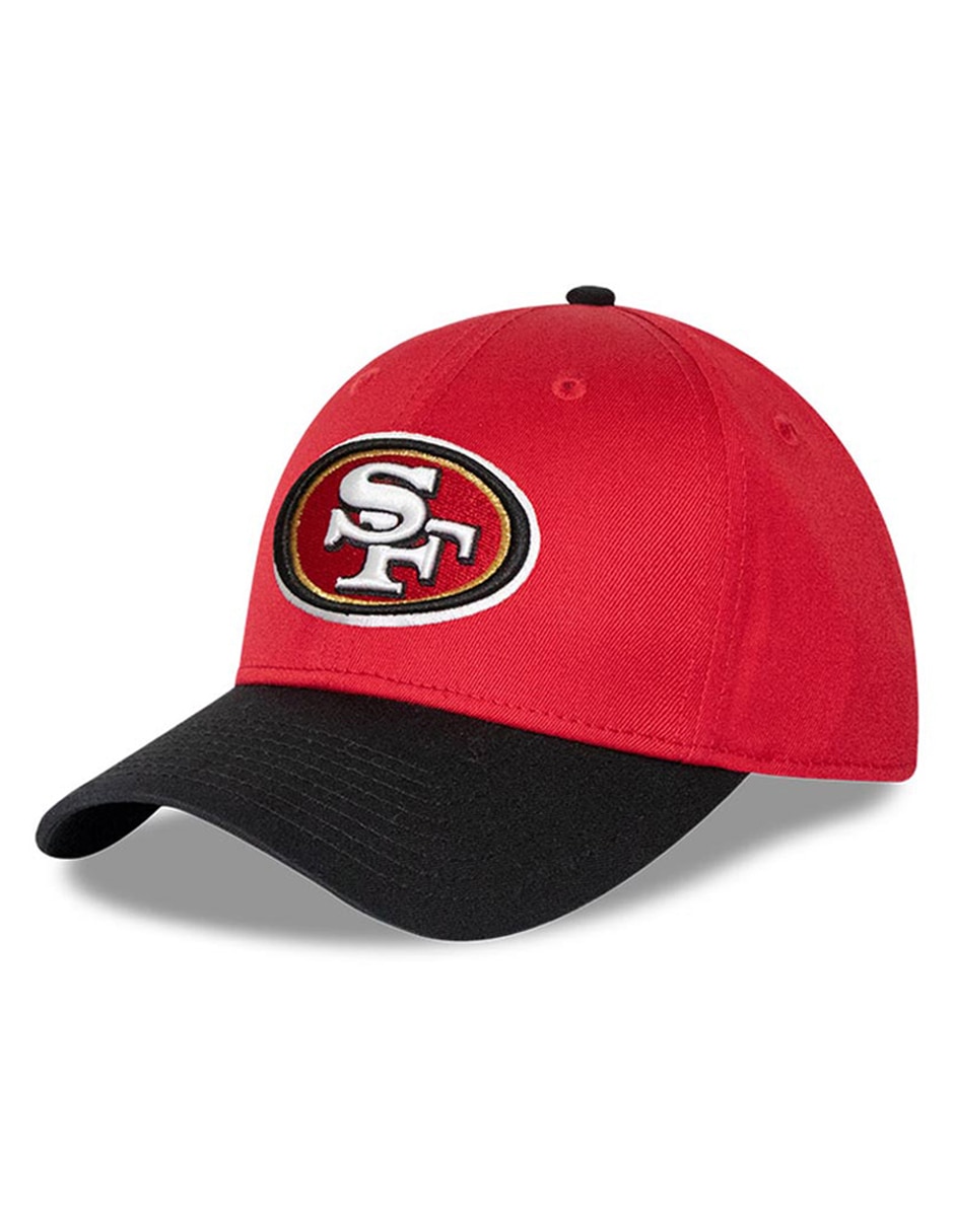 Gorra visera curva velcro para fútbol americano San Francisco 49ers para adulto 4