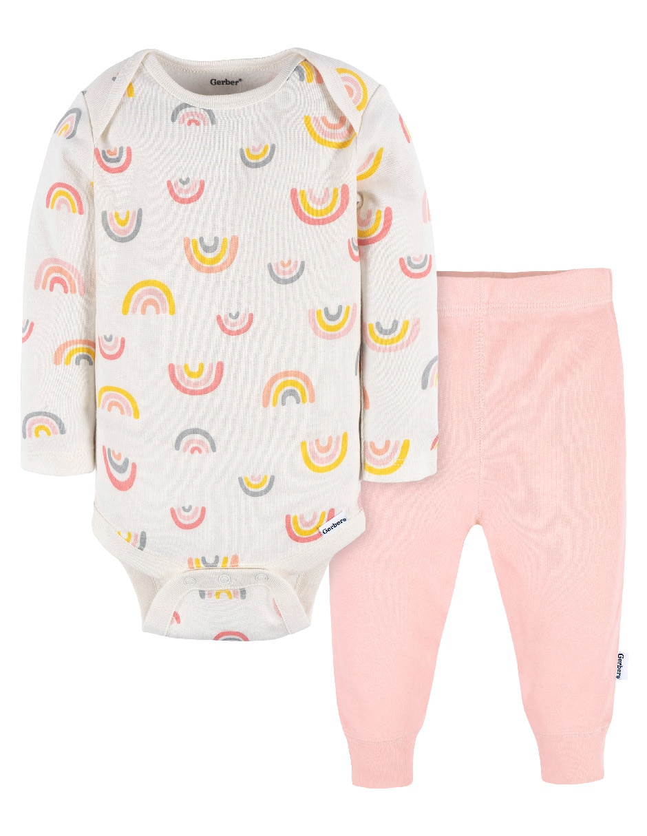 Conjunto de algodón para bebé niña 2 piezas