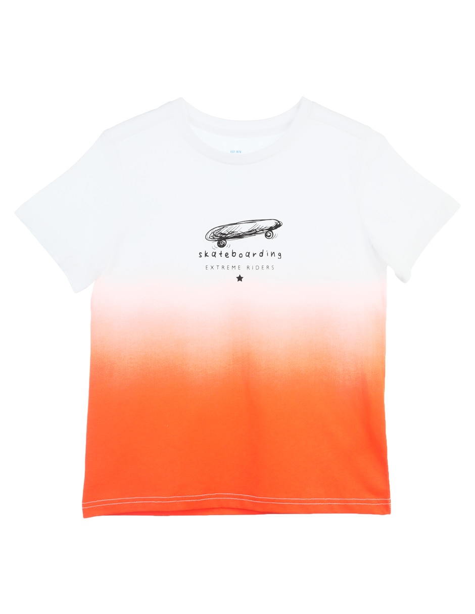 Playera manga corta para niño