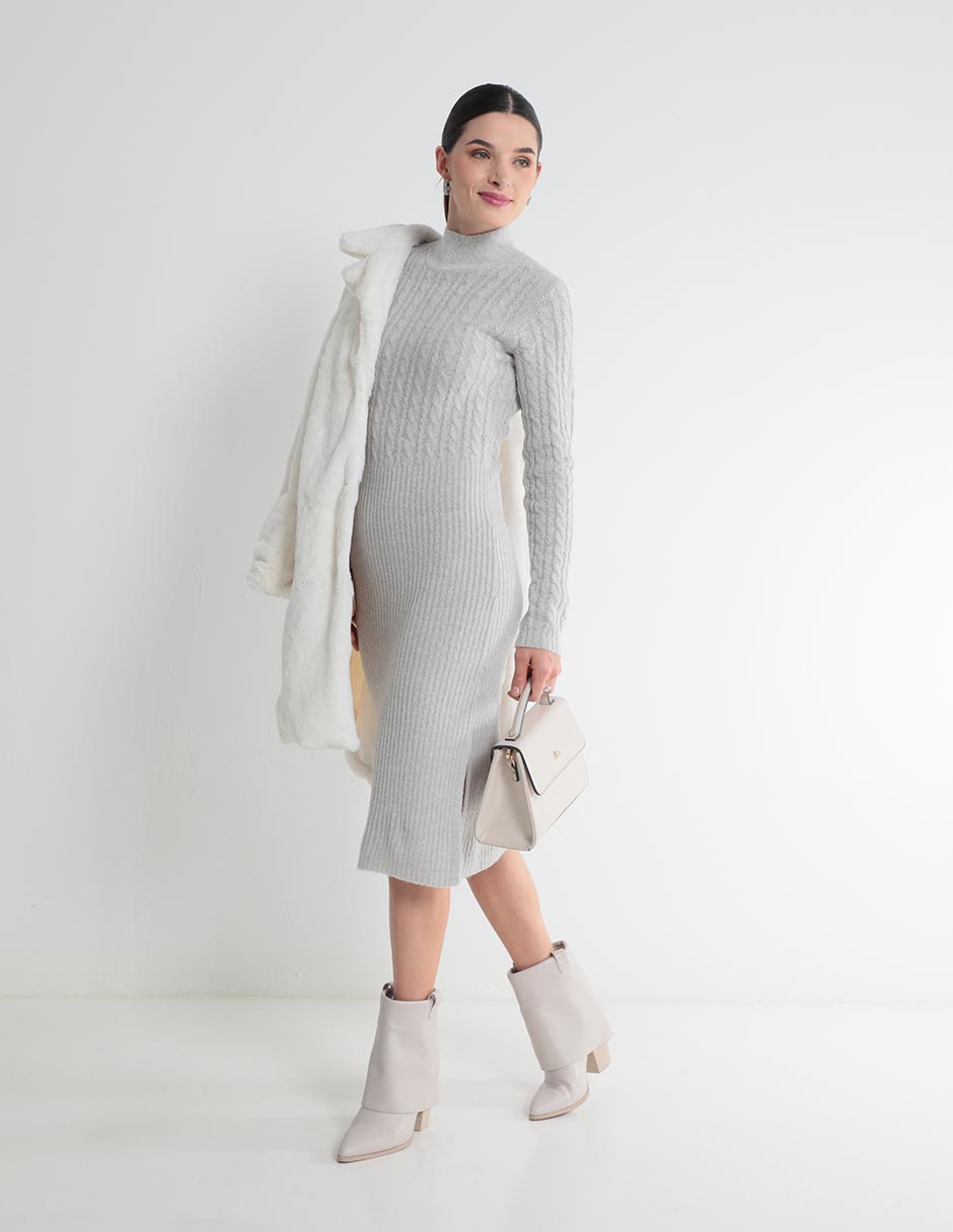 Vestido midi casual para mujer