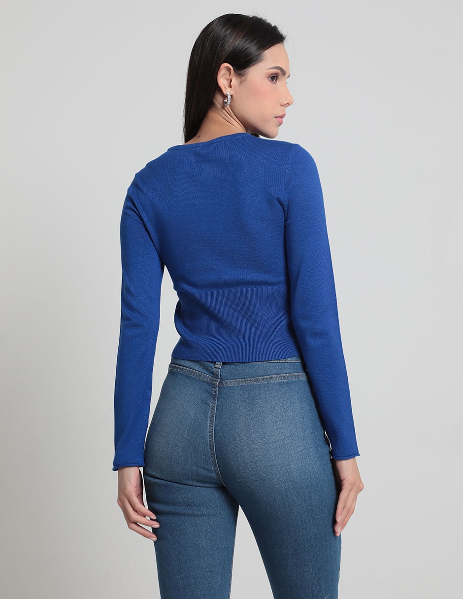 Blusa túnica Vitos celyn manga corta para mujer