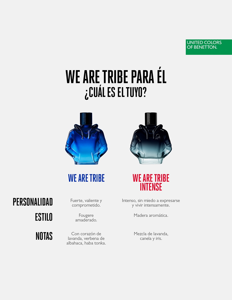 Set Eau de parfum Tribe Intense para hombre