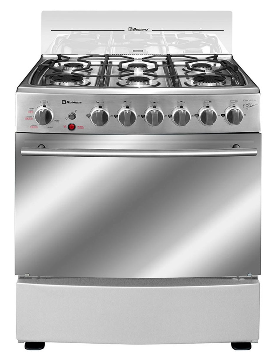 Estufa de piso a gas natural/lp 76 cm EK-1131 CARRARA FRYER de 6 quemadores Estufa de piso a gas natural/lp 76 cm EK-1131 CARRARA FRYER de 6 quemadores