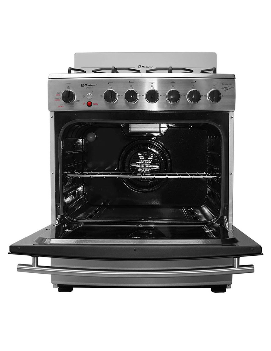 Estufa de piso a gas natural/lp 76 cm EK-1131 CARRARA FRYER de 6 quemadores 4