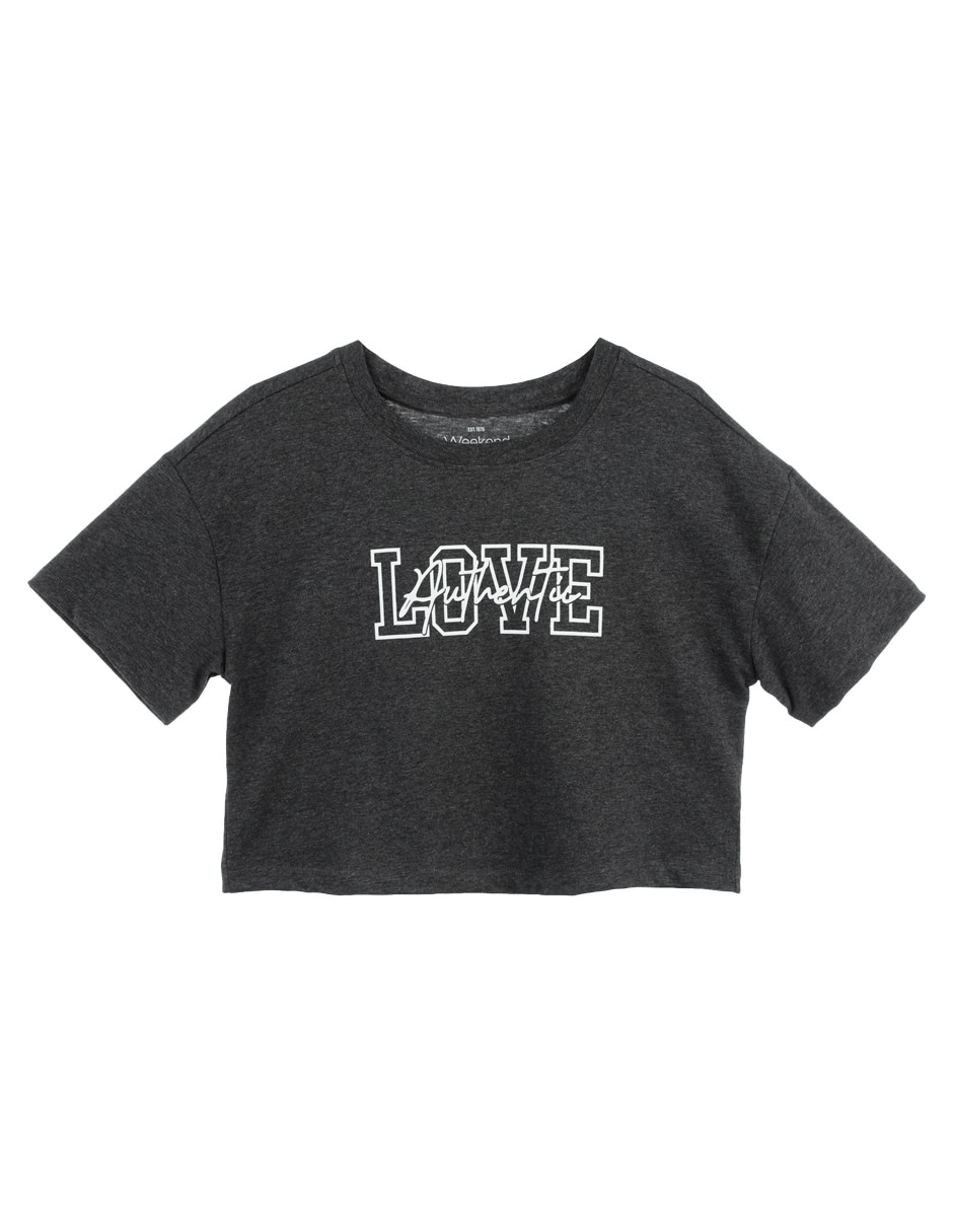Playera manga corta para niña Playera manga corta para niña