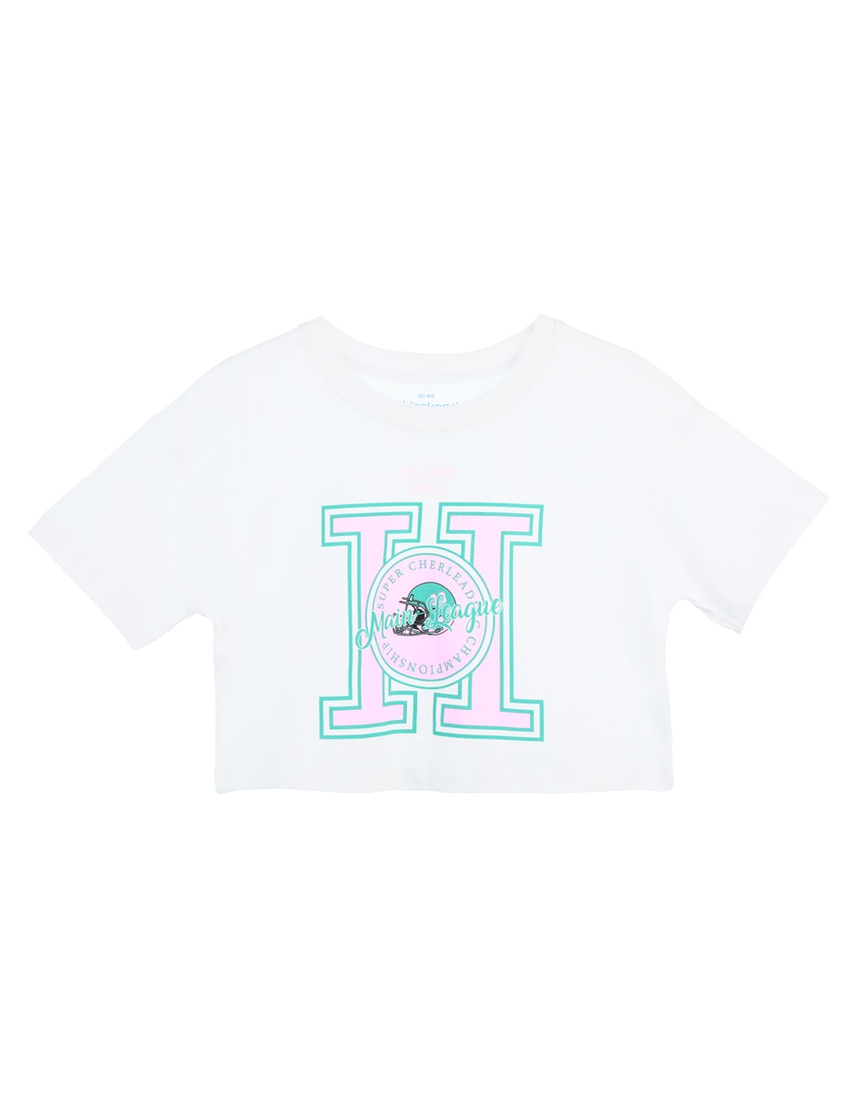 Playera manga corta para niña Playera manga corta para niña