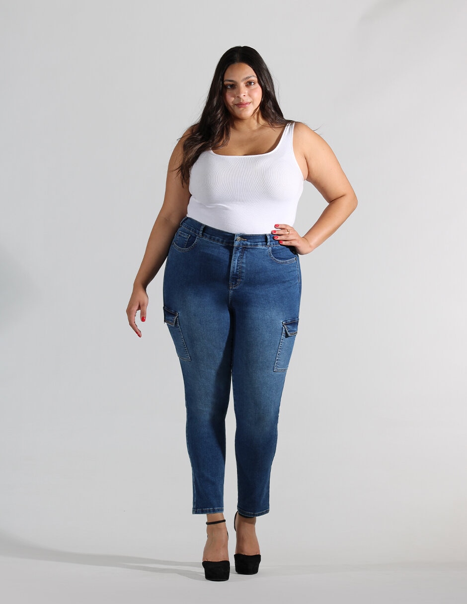 Jeans skinny op0524te1772 para mujer