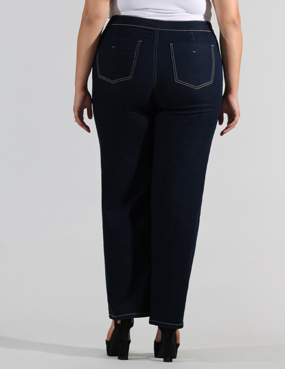 Jeans straight op0524te1775 para mujer 5