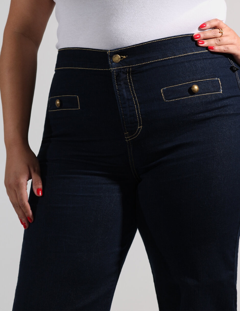 Jeans straight op0524te1775 para mujer