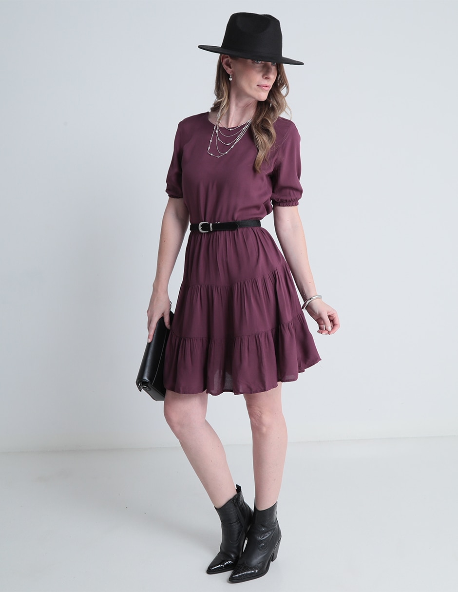 Vestido corto casual para mujer