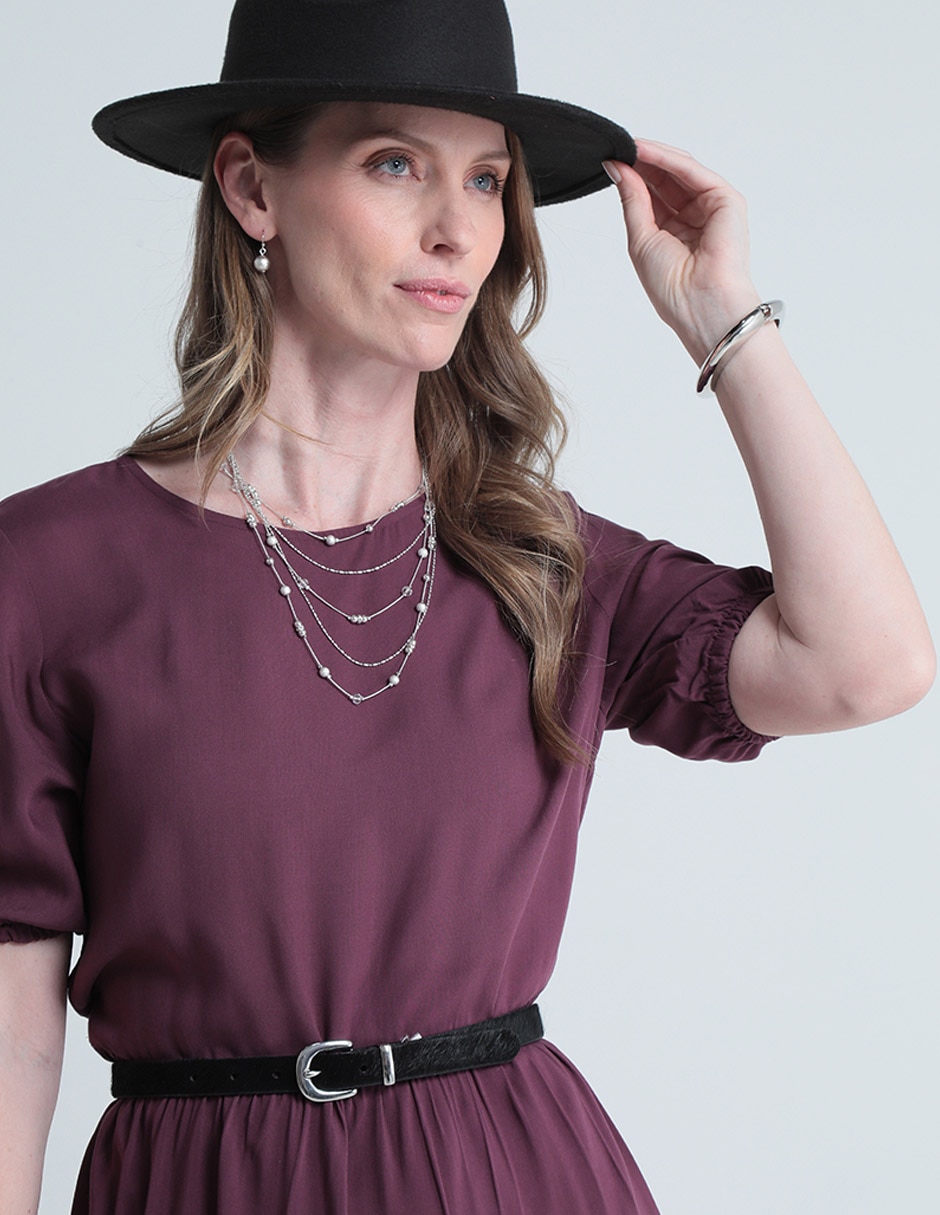 Vestido corto casual para mujer