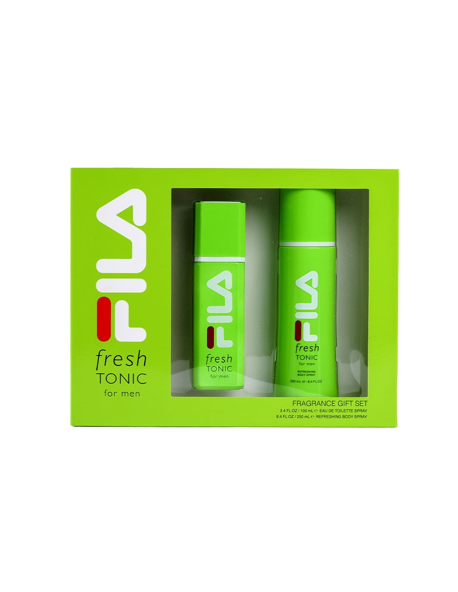 Set Eau de toilette Fila Fresh Green Tonic para hombre